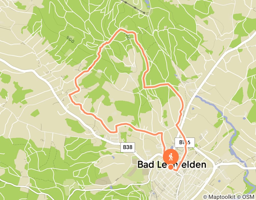 Karte der Tour