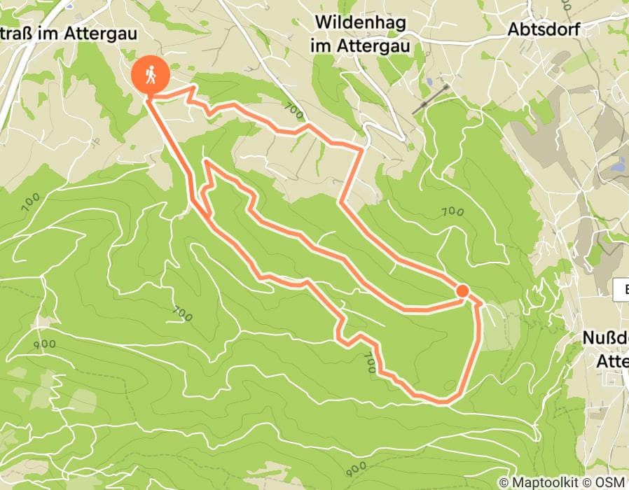 Karte der Tour
