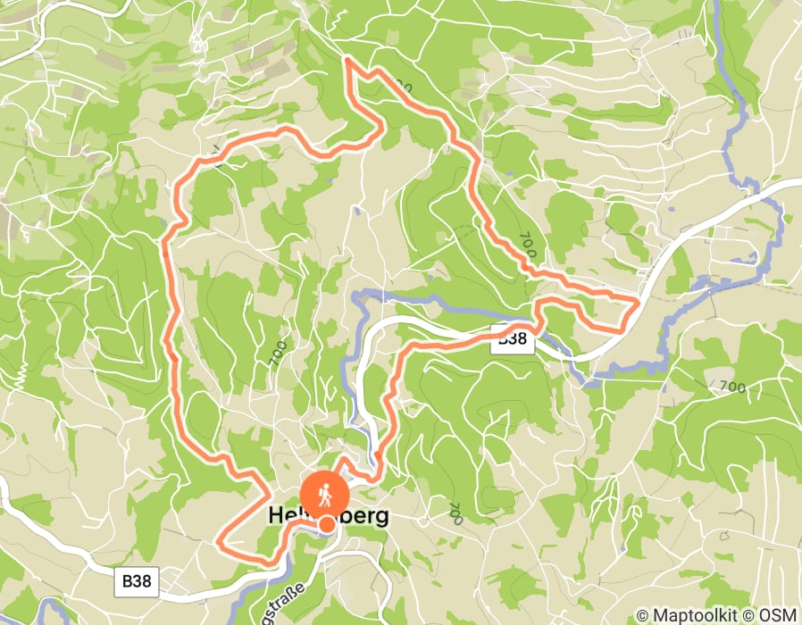 Karte der Tour