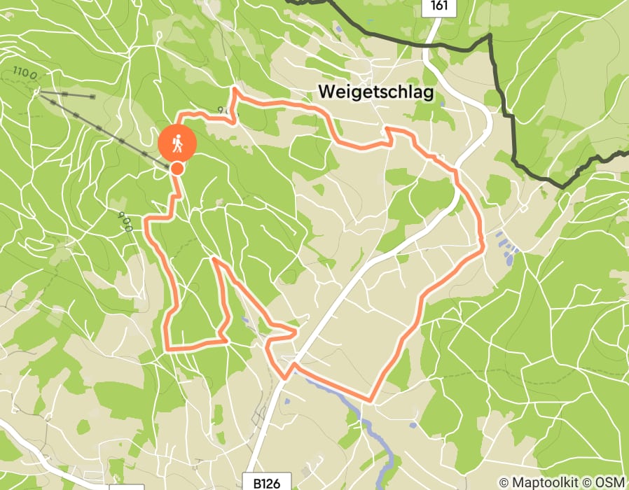 Karte der Tour