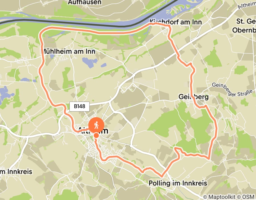 Karte der Tour