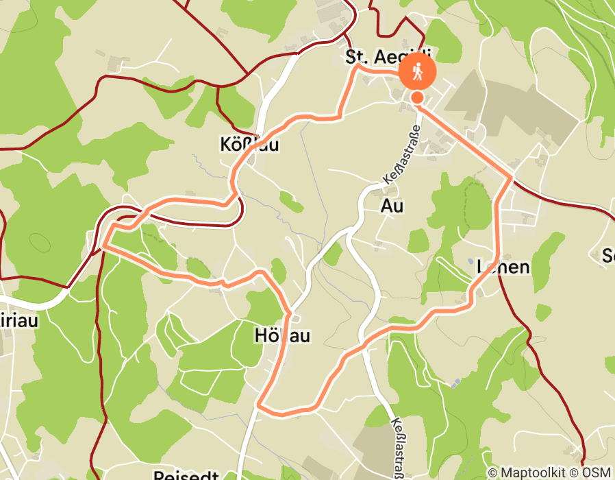 Karte der Tour