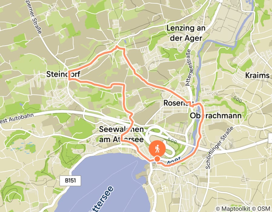 Karte der Tour