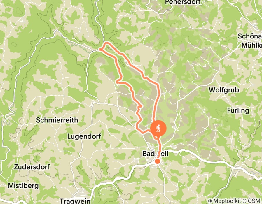 Karte der Tour