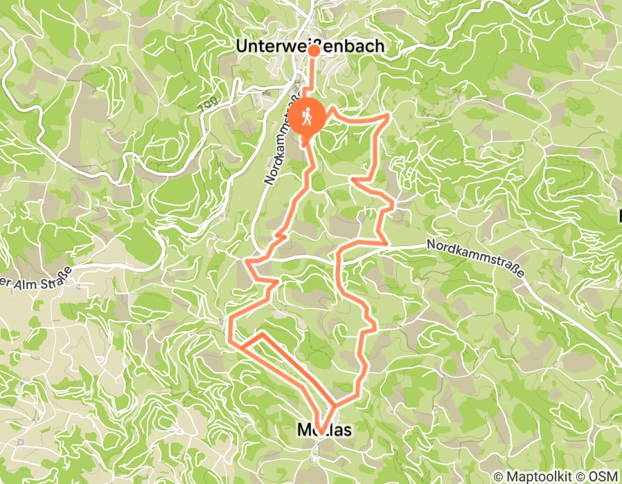 Karte der Tour