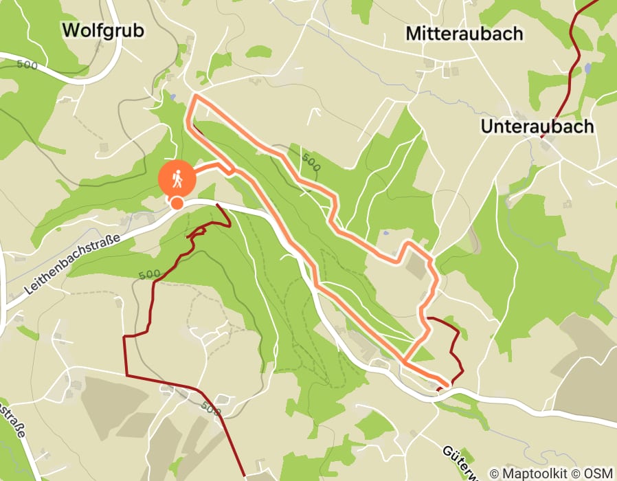 Karte der Tour