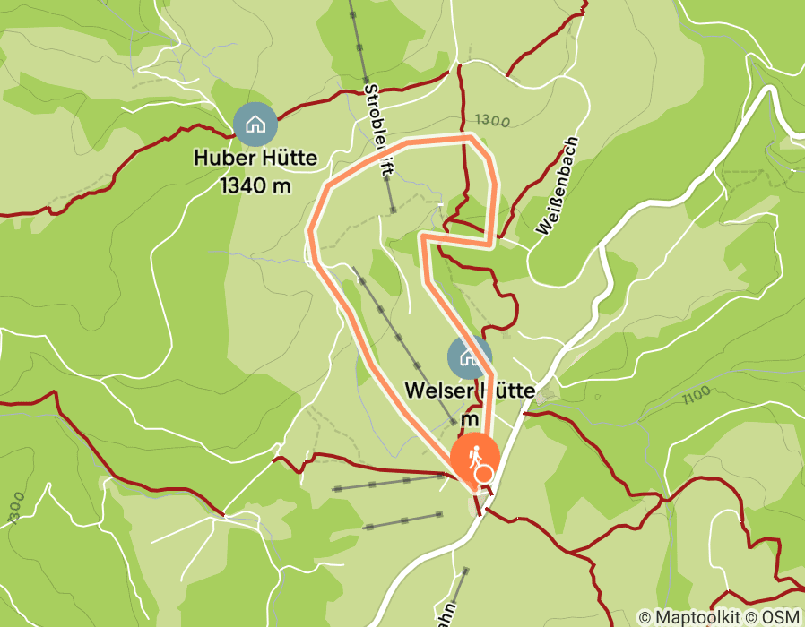 Karte der Tour