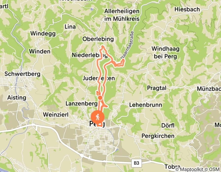 Karte der Tour