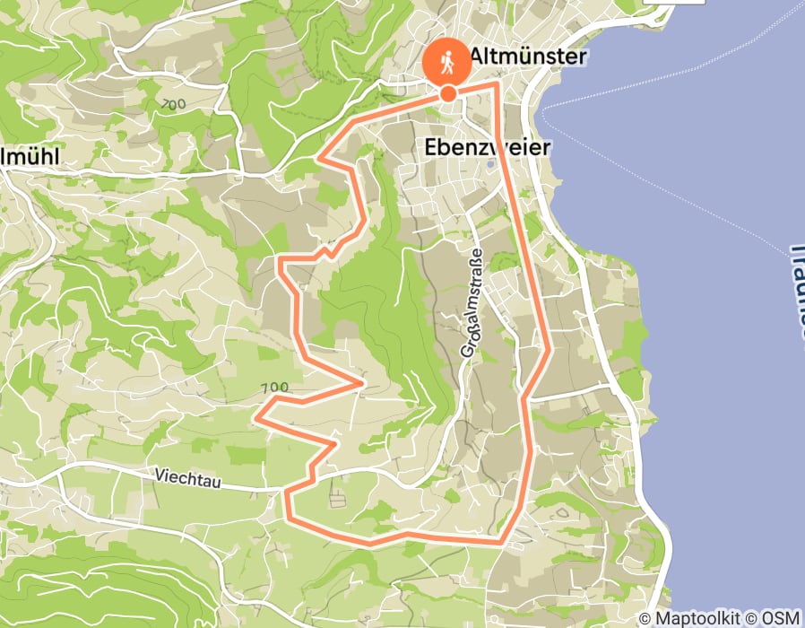 Karte der Tour