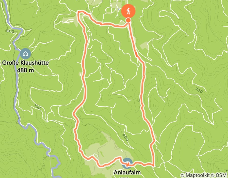 Karte der Tour