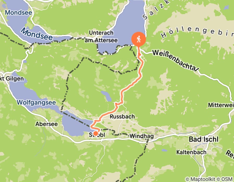 Karte der Tour