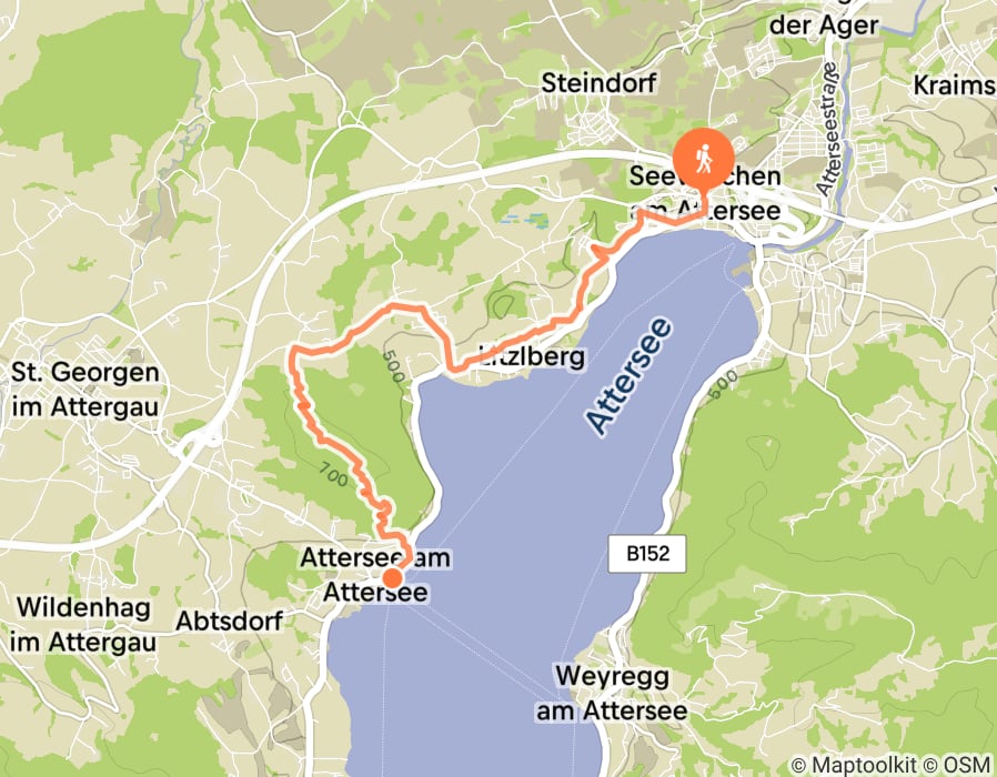 Karte der Tour