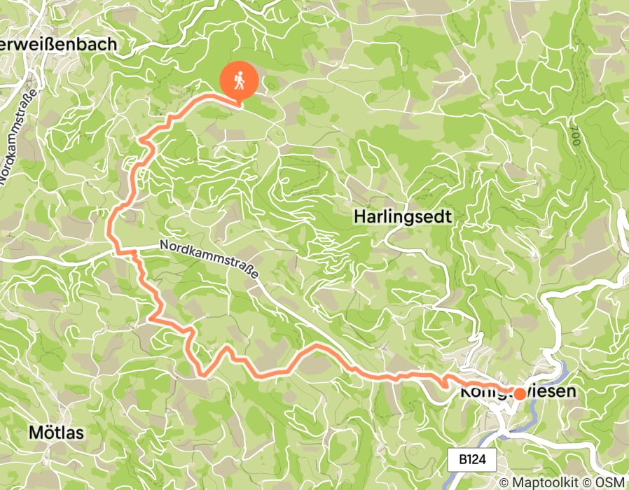 Karte der Tour