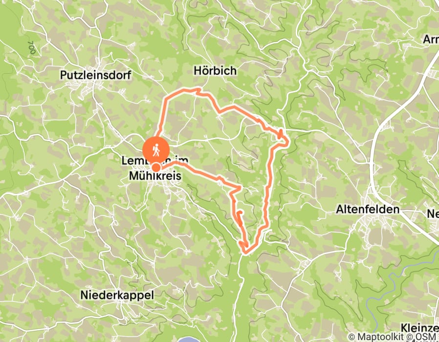 Karte der Tour
