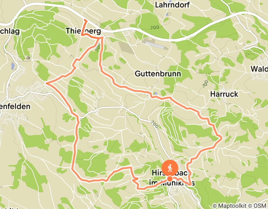 Karte der Tour