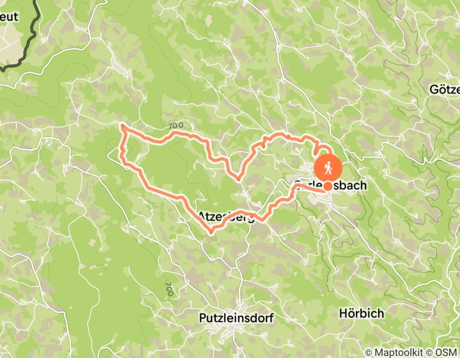 Karte der Tour