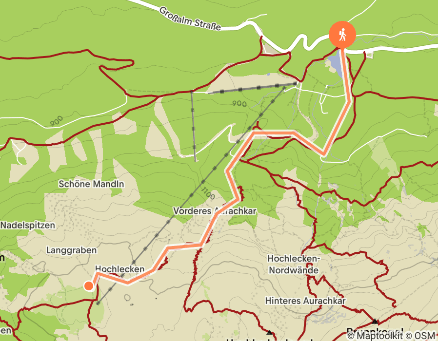 Karte der Tour