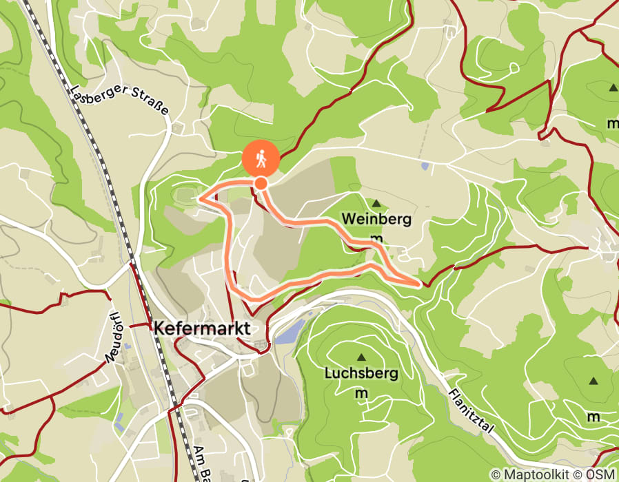 Karte der Tour