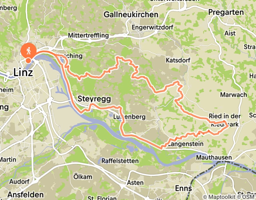Karte der Tour