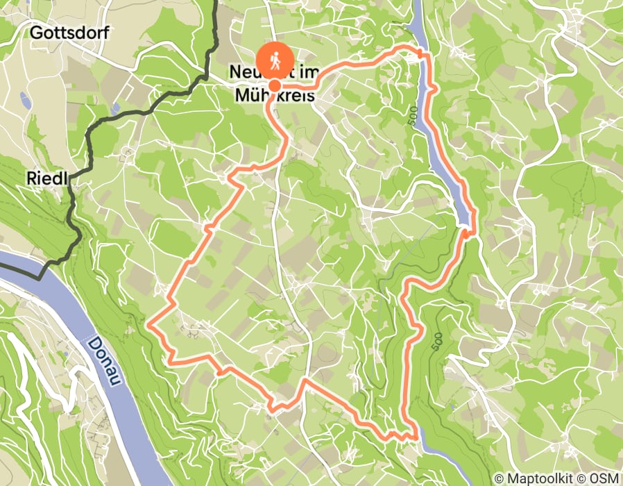 Karte der Tour