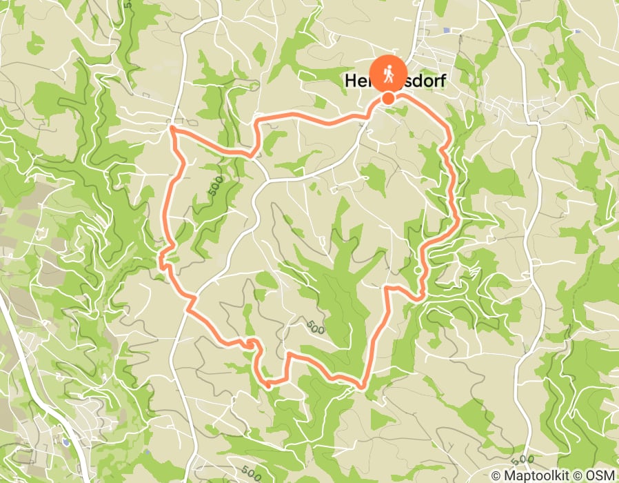 Karte der Tour