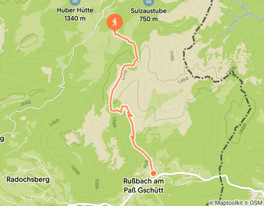 Karte der Tour