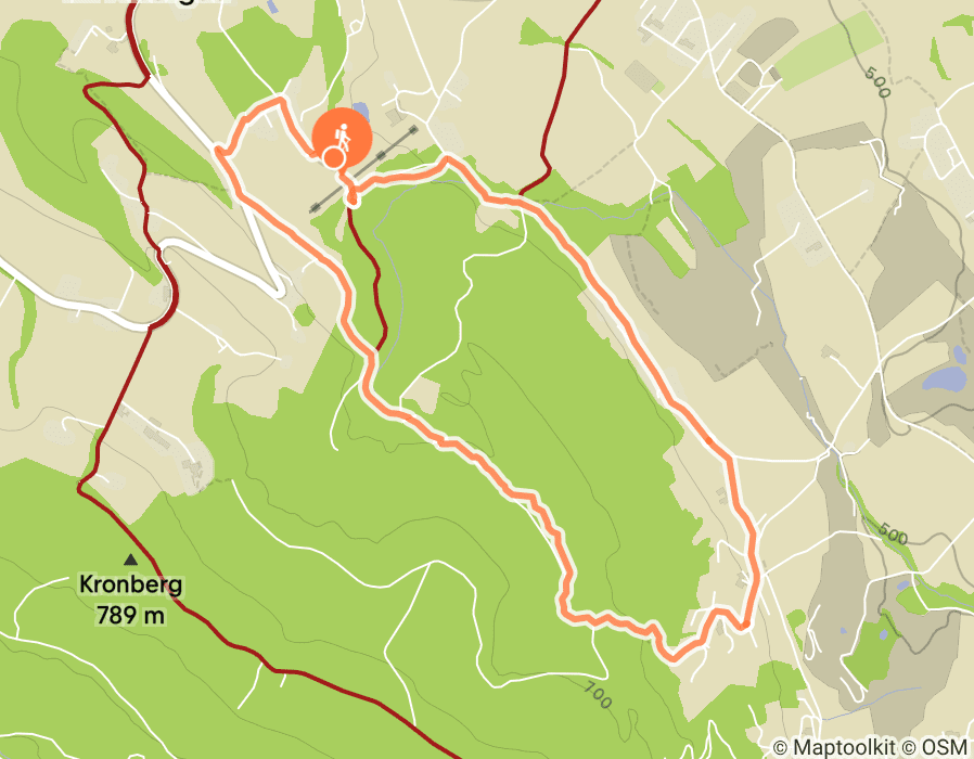 Karte der Tour