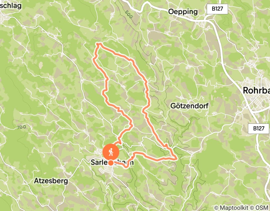 Karte der Tour