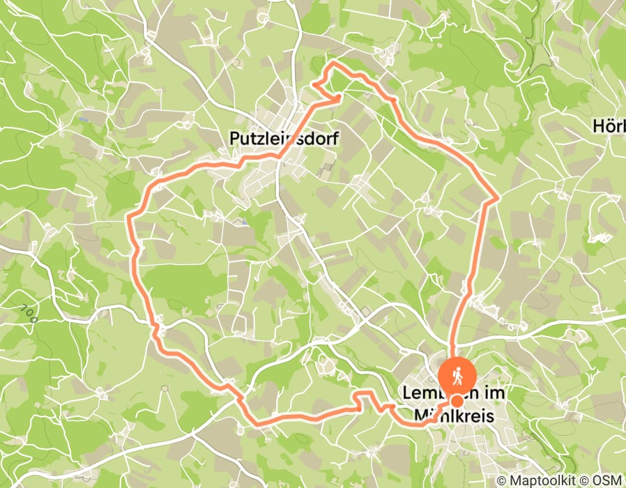 Karte der Tour
