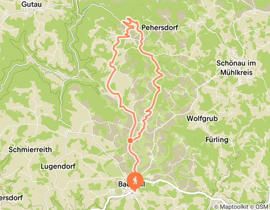Karte der Tour