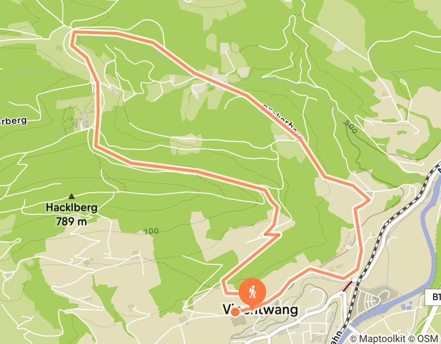 Karte der Tour