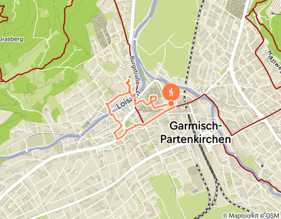 Karte der Tour
