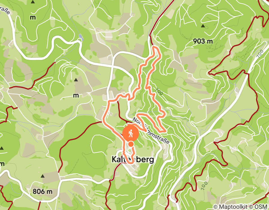 Karte der Tour