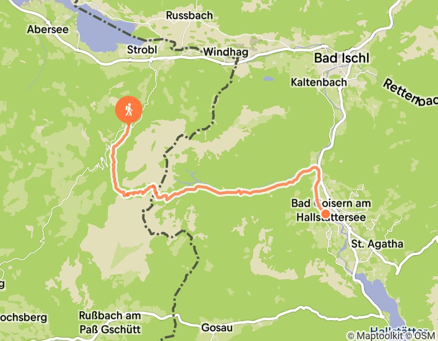 Karte der Tour