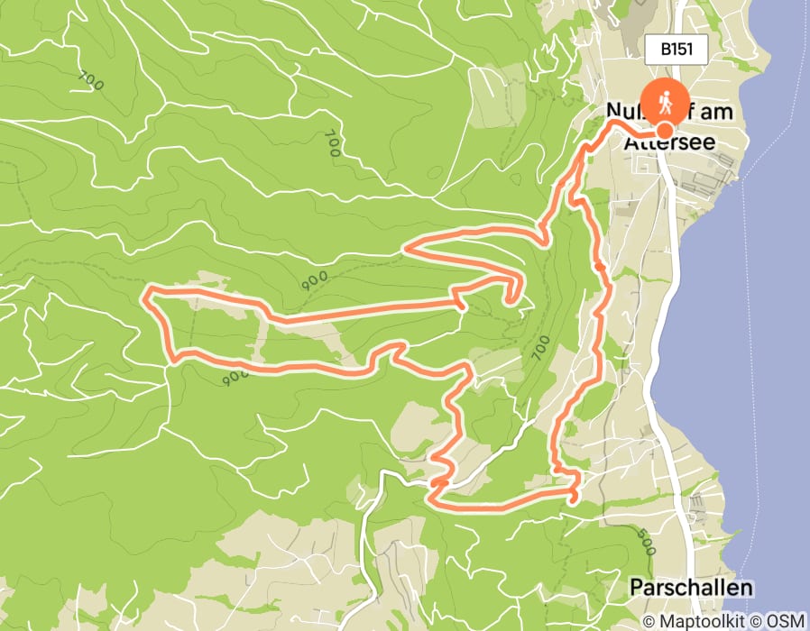 Karte der Tour