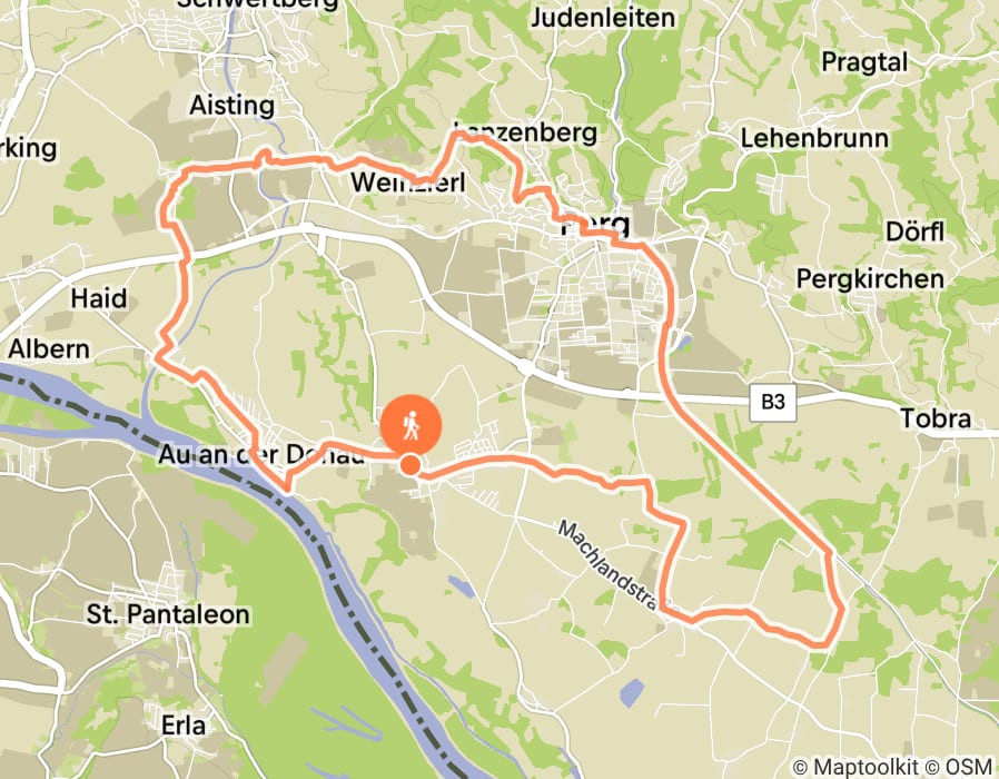 Karte der Tour