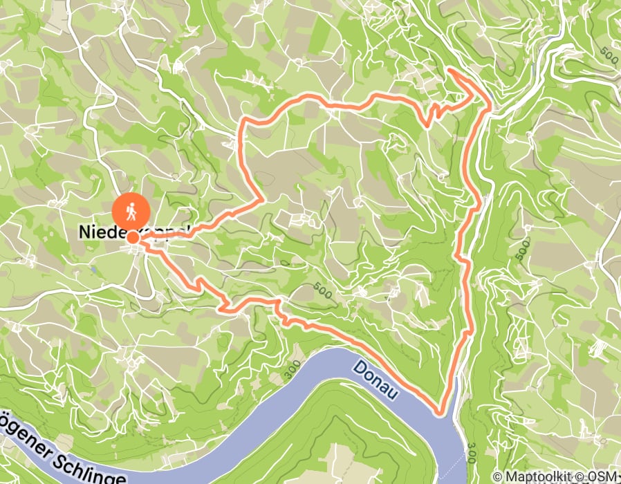 Karte der Tour