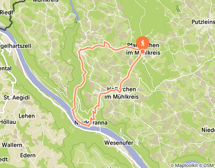 Karte der Tour