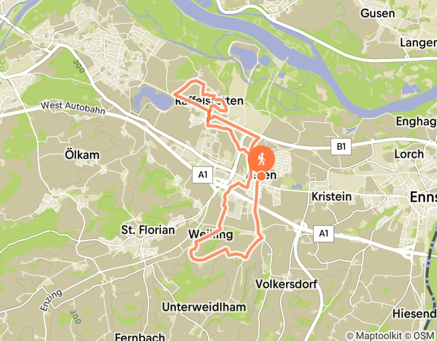 Karte der Tour