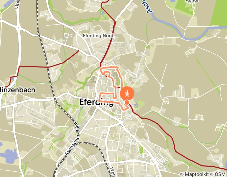 Karte der Tour