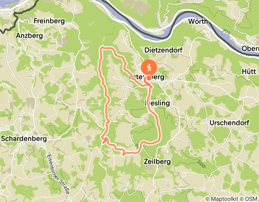 Karte der Tour
