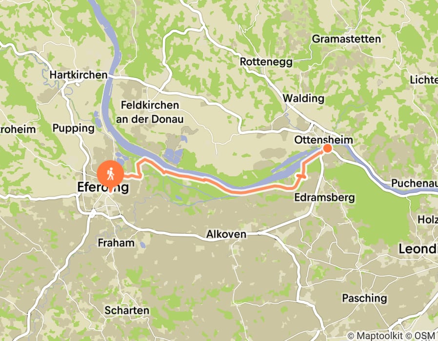 Karte der Tour
