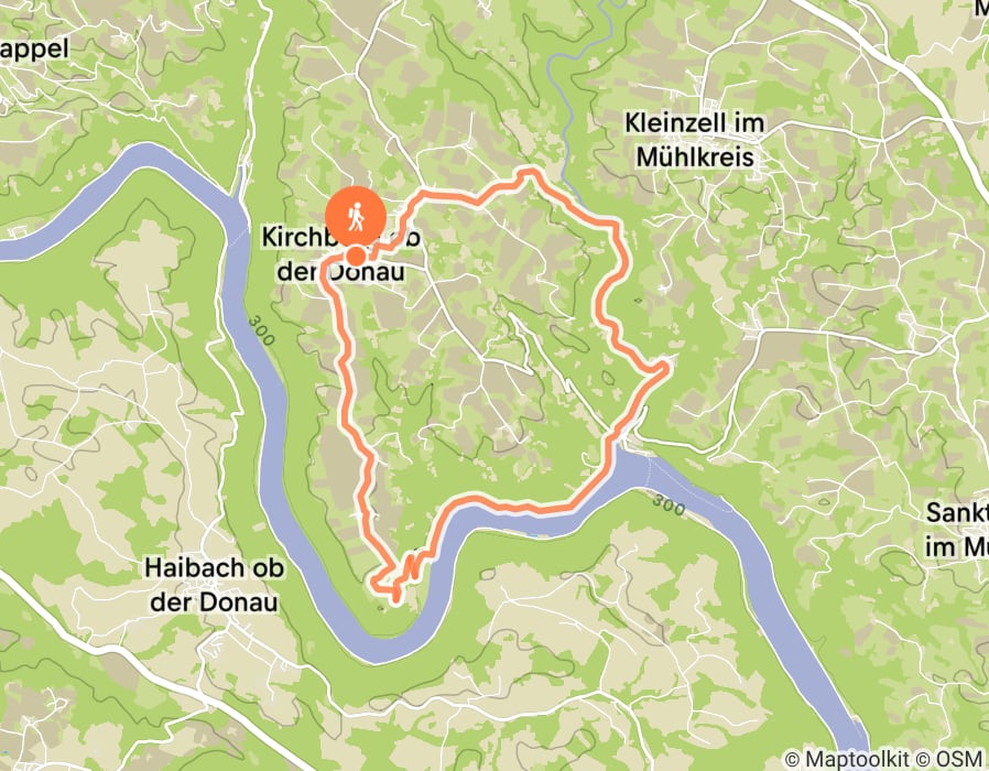 Karte der Tour