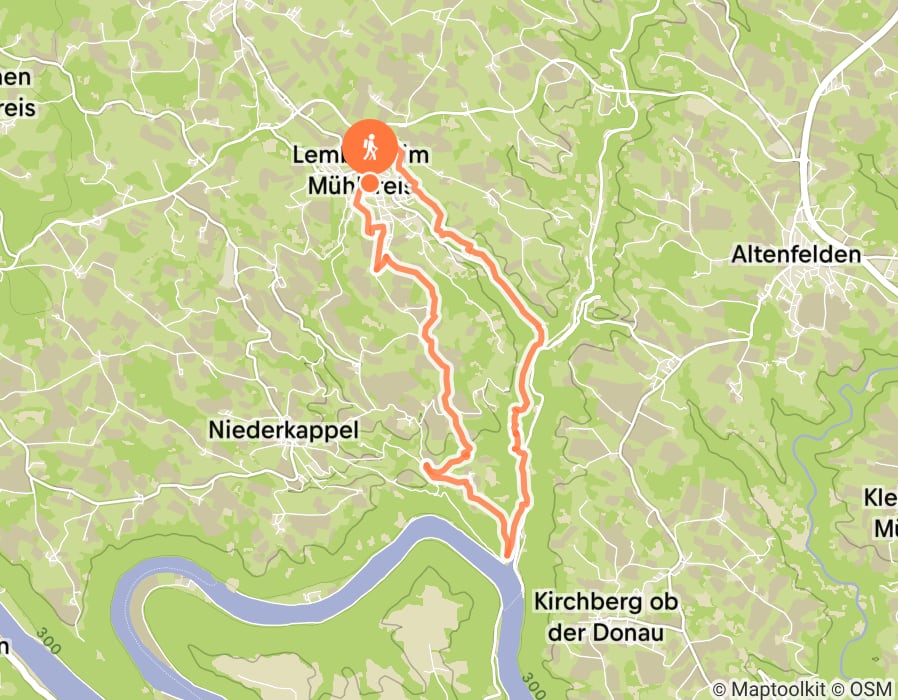 Karte der Tour
