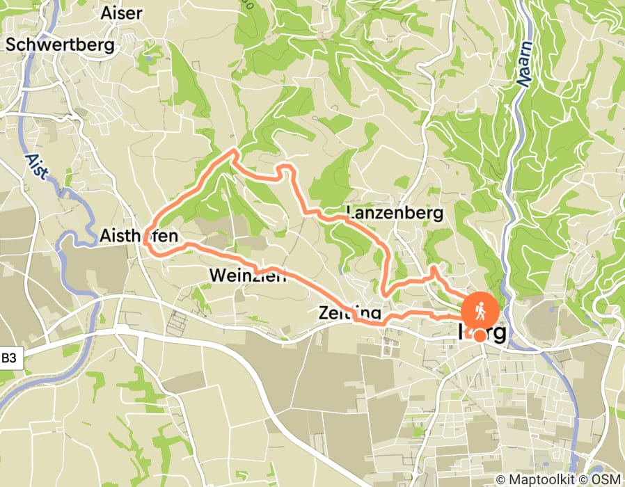 Karte der Tour
