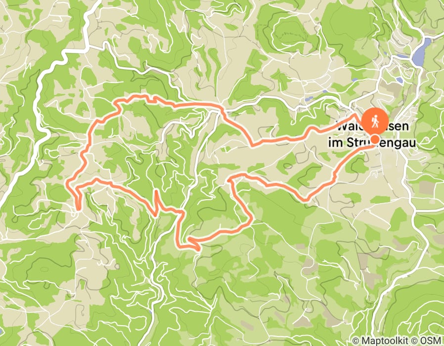 Karte der Tour