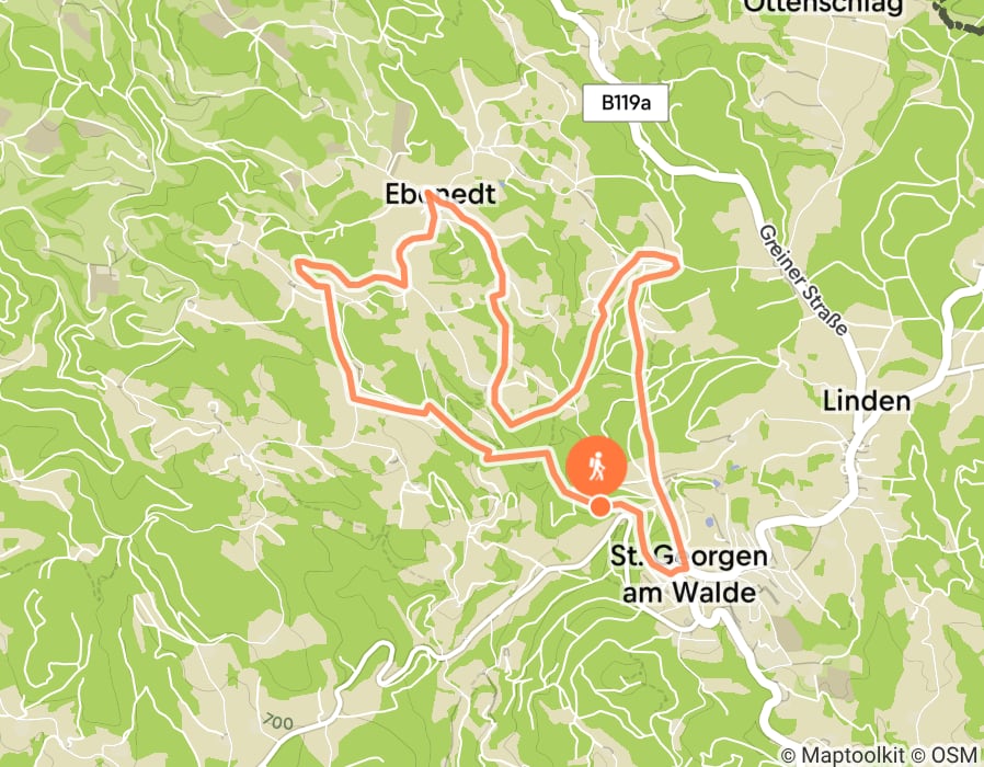 Karte der Tour