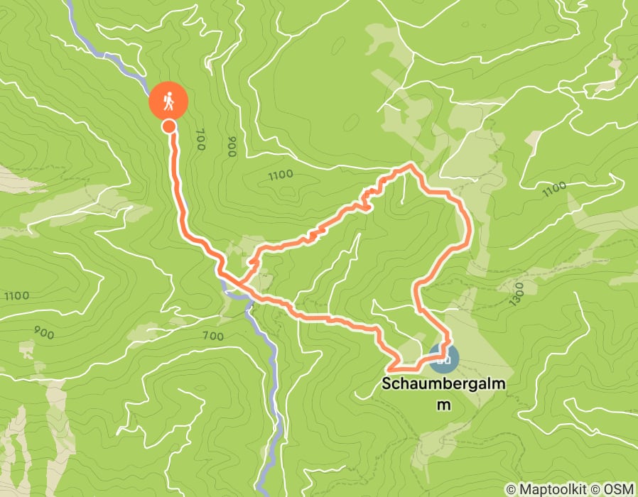 Karte der Tour