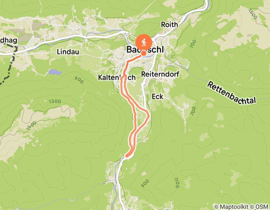Karte der Tour
