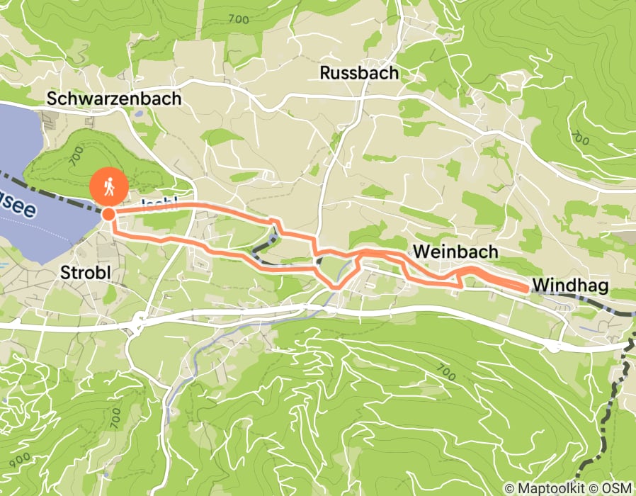 Karte der Tour